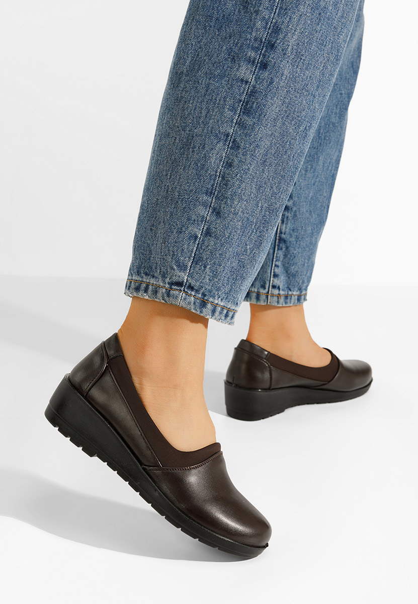 Chaussures casual femme bordeaux Edana bordo