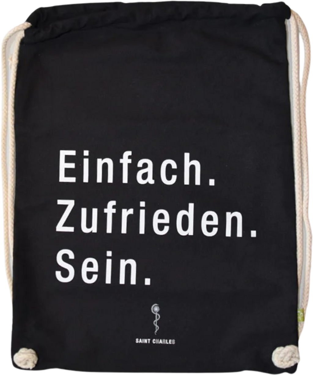 SAINT CHARLES  Turnsackerl Einfach.Zufrieden.Sein