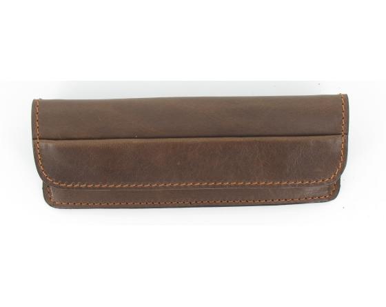 Etui Cuir Tendance 13 cm Marron Etui cuir par Capdebarthes
