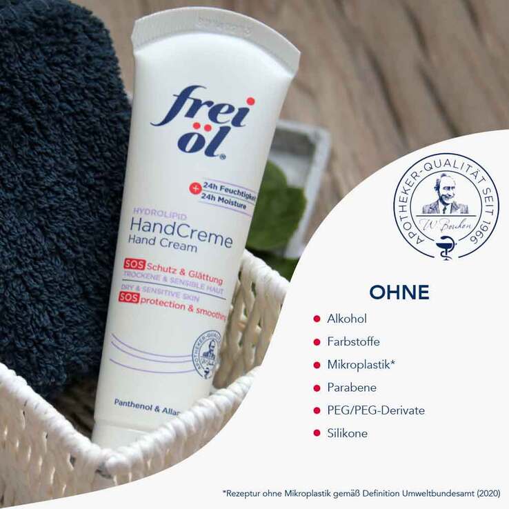 Frei Öl Hydrolipid Handcreme, 50 ml
