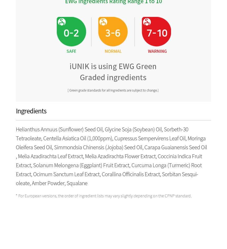 iUNIK - Centella Green Fresh Reinigingsolie