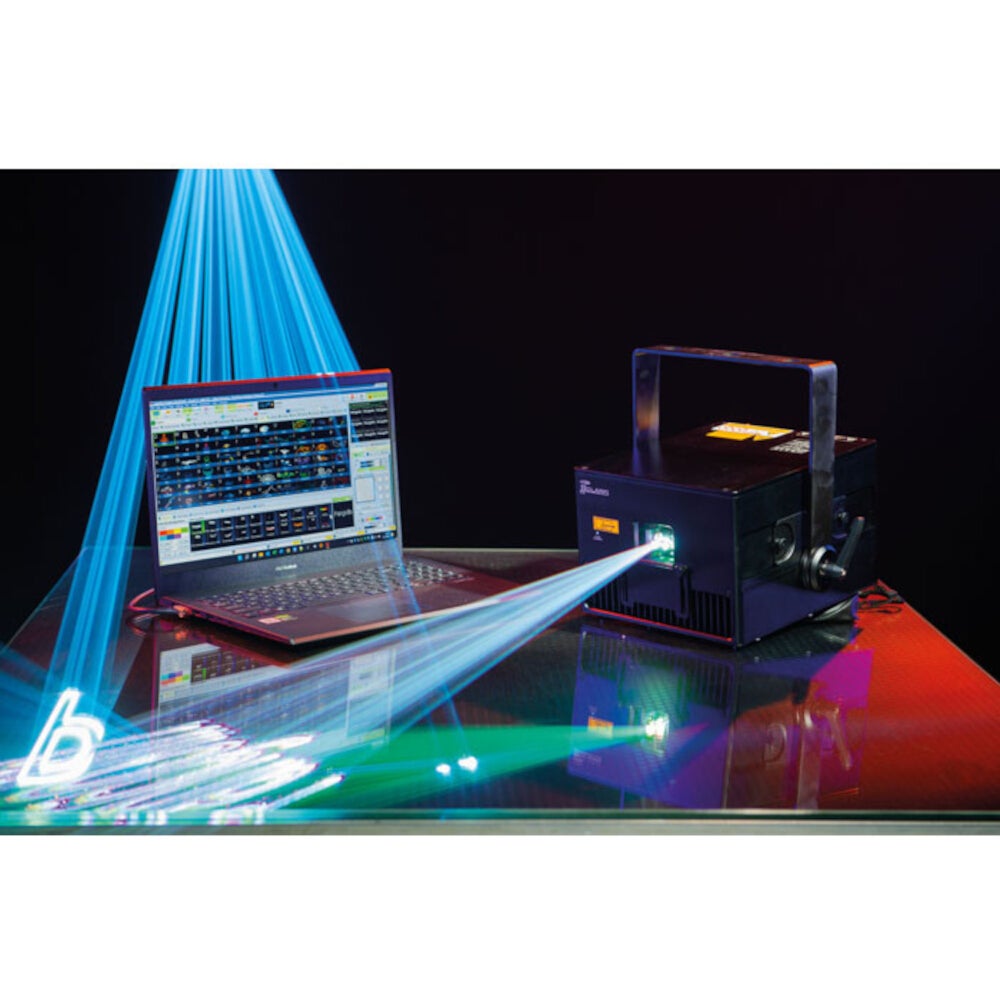 Showtec Solaris 3.0 RGB laser met ILDA