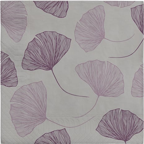 Mønstrede servietter 33x33 cm 20-pak