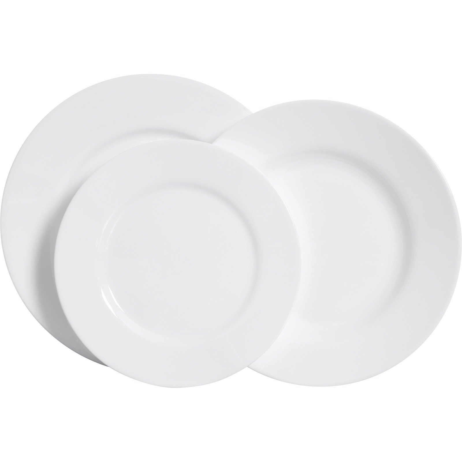 Geschirrset weiss Plumi 18-teilig