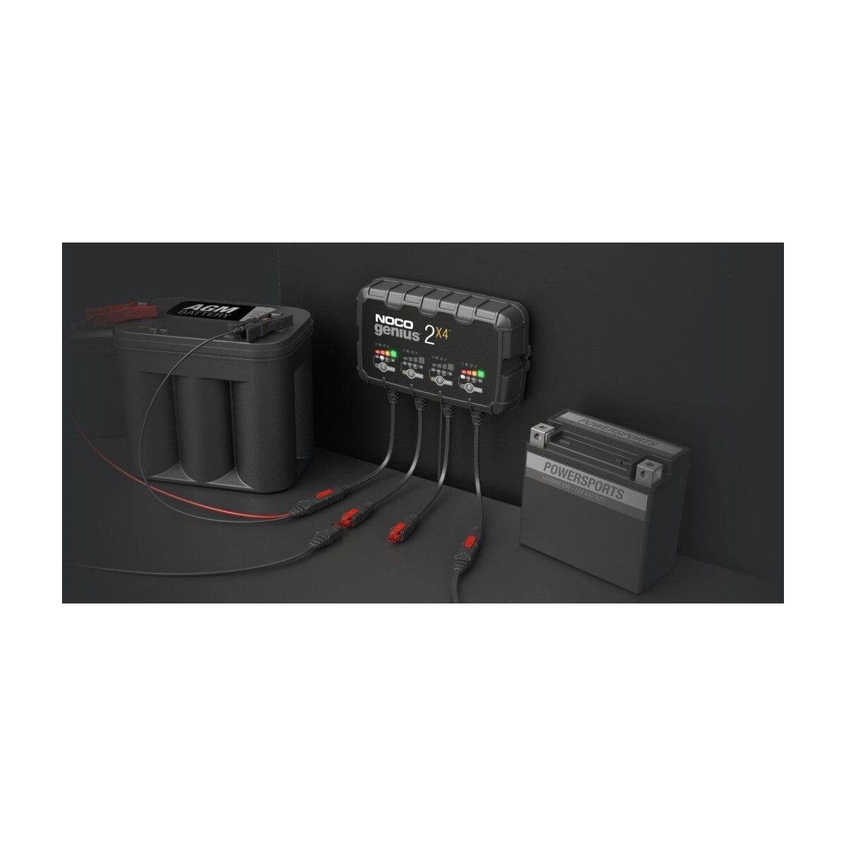 NOCO Elektronisk Batterilader 6/12V 4x2A (4-kanaler)
