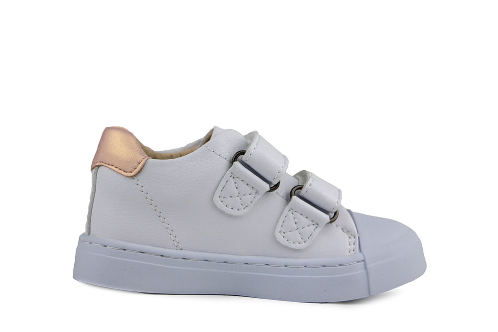 Shoesme Sneaker Klittenband White Pink
