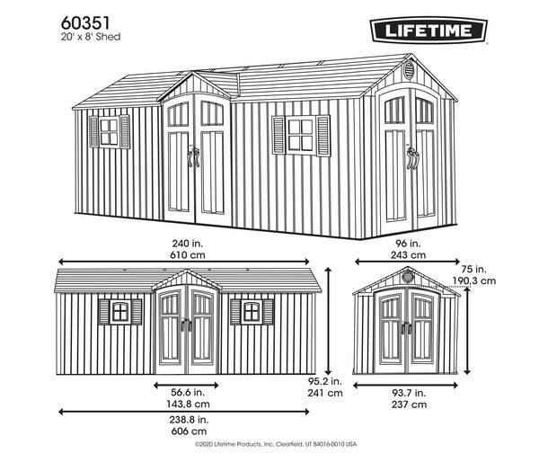 Lifetime Gerätehaus Neptun, ca.