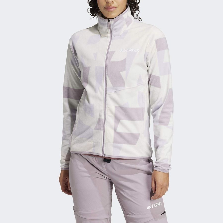 Adidas Terrex Multi Printed Full-Zip Fleece Jacket