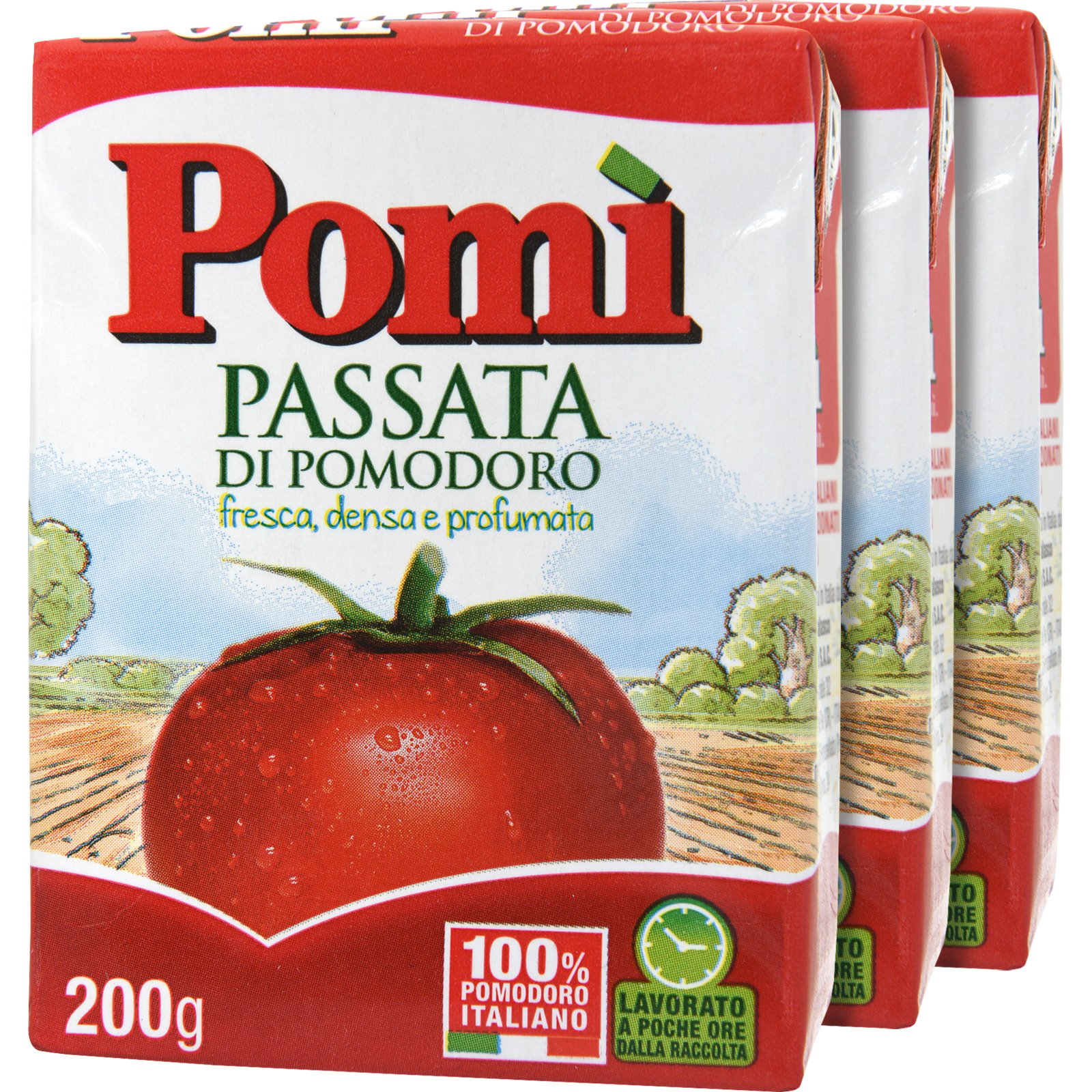 Pomi Passata Di Pomodoro Brick 3x200g