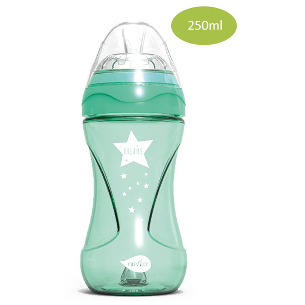 nuvitanuvita   Mimic Cool Babyflasche grün 330ml