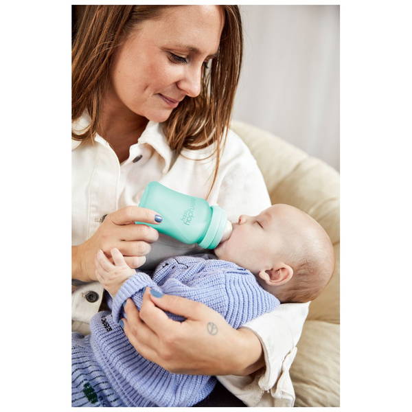 Everyday BabyEveryday Baby   Healthy + Glas Babyflasche mint green 150ml