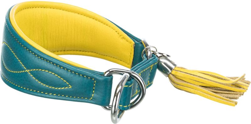 Trixie Active Comfort Anti-trek Windhondenhalsband Zwart/Grijs XS