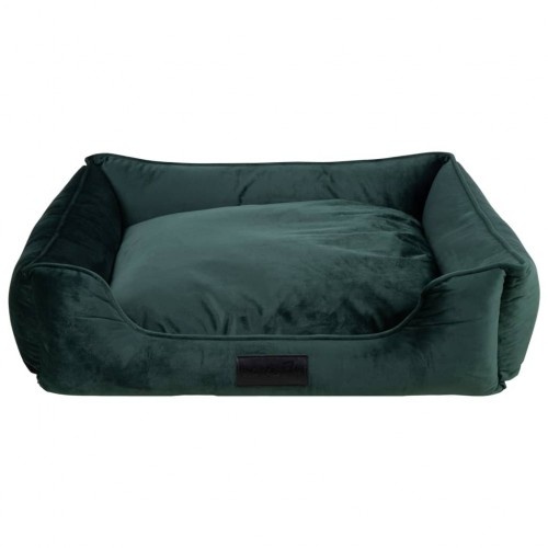 Cama verde para cachorro