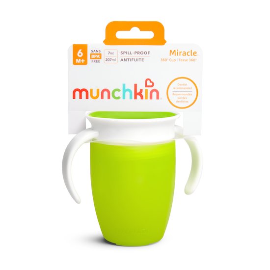 Tasse Miracle® 6 mois et + - 207 ml   Vert        de               Munchkin