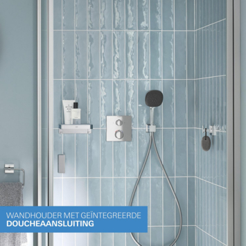 Grohe Precision Thermostat Perfect inbouw douchesysteem met  Vitalio Comfort 250 hoofddouche vierkant Chroom