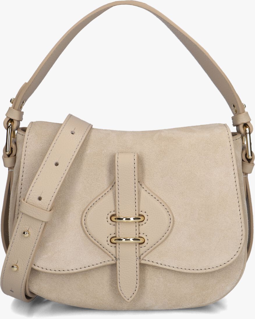 beige coccinelle crossbodytassen mavery suede