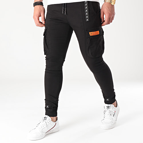 Pantalon Cargo Skinny 536 Noir