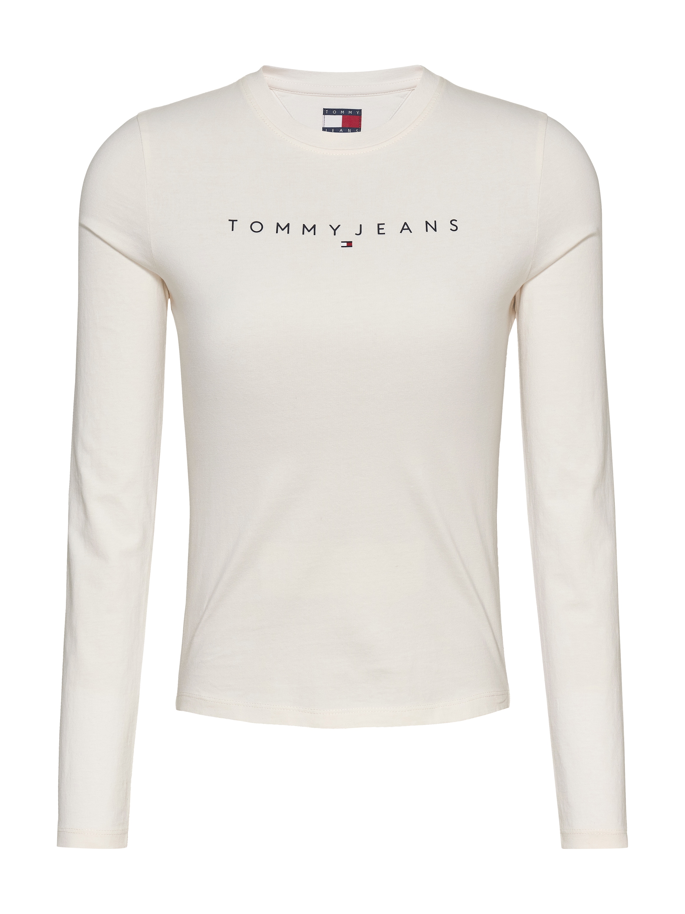 Tommy Jeans Curve Langarmshirt »TJW SLIM LINEAR TEE LS EXT«, Grosse Grössen