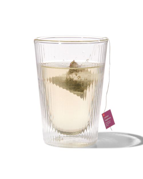 verre à double paroi ligne relief 350ml