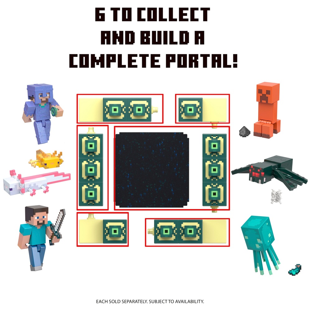 Minecraft 8cm Steve Actionfigur