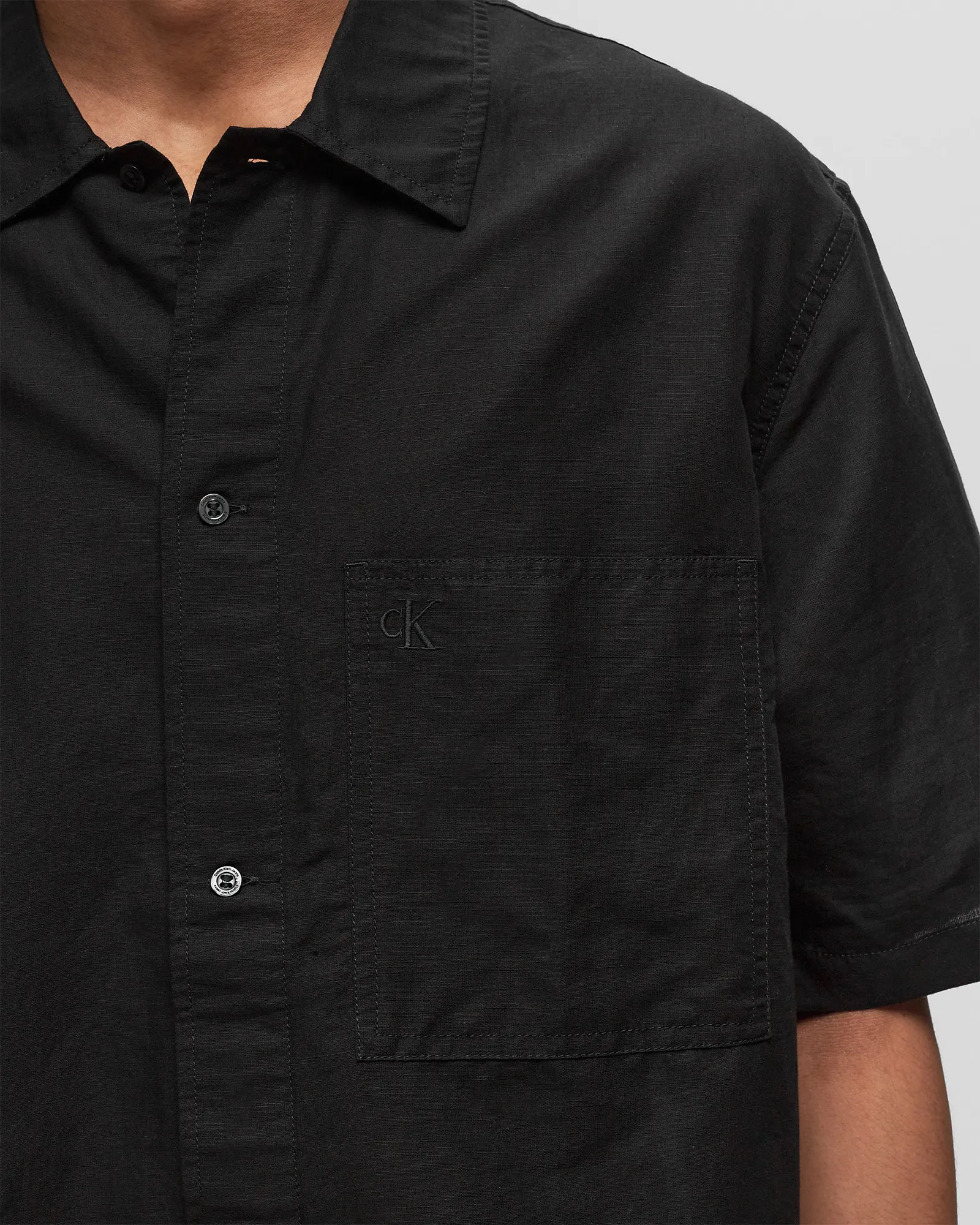 Calvin Klein Jeans LINEN SS SHIRT
