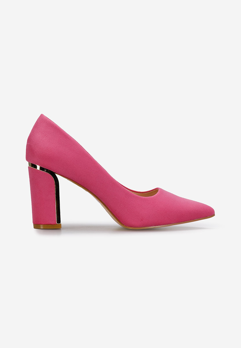 Chaussures à talon épais fuchsia Sireda