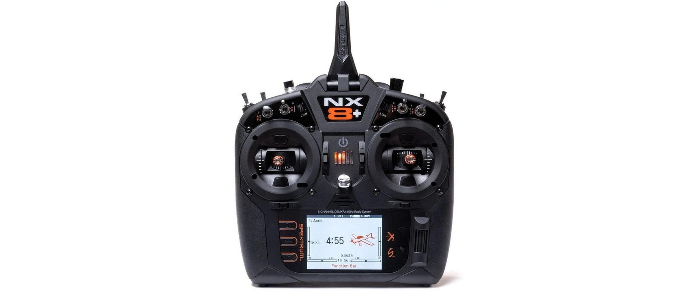 Fernsteuerung NX8+ 20-Kanal DSMX (nur Sender)<br>Professioneller 20-Kanal-Sender für Modellflugzeuge