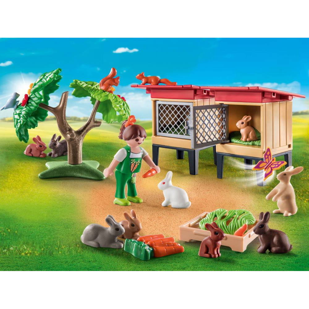 PLAYMOBIL Country konijnenhok 71252