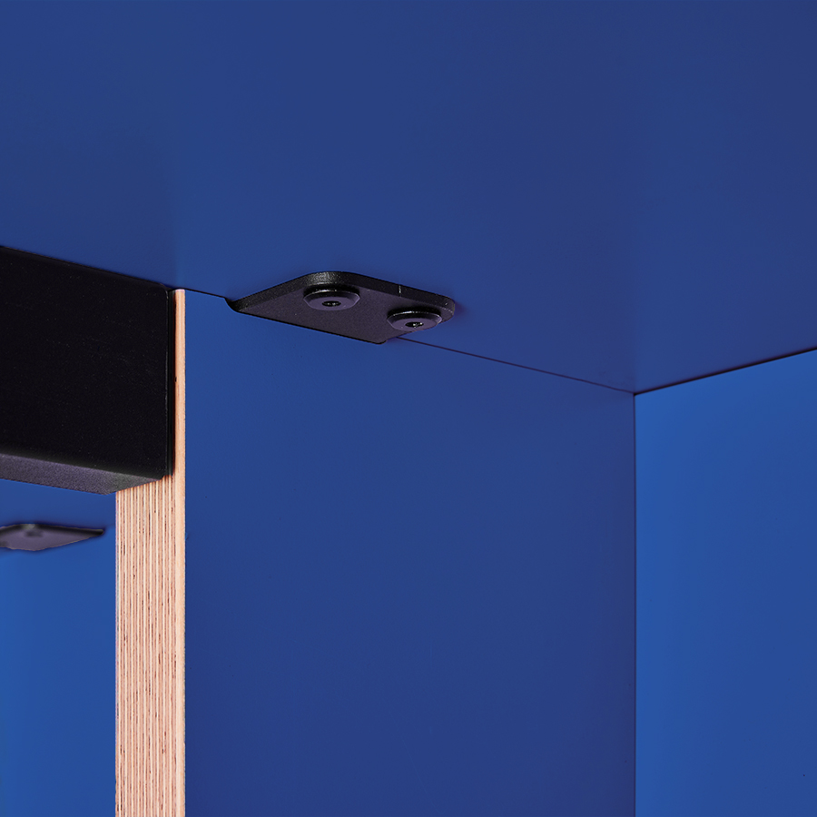 Eettafel Rectangular 280x100 blauw