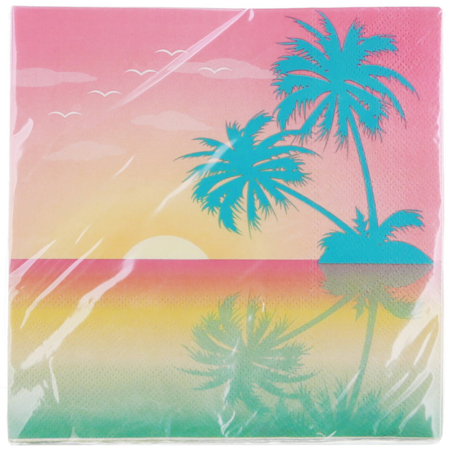 Serviette 33x33cm 20 Stück Sonnenuntergang