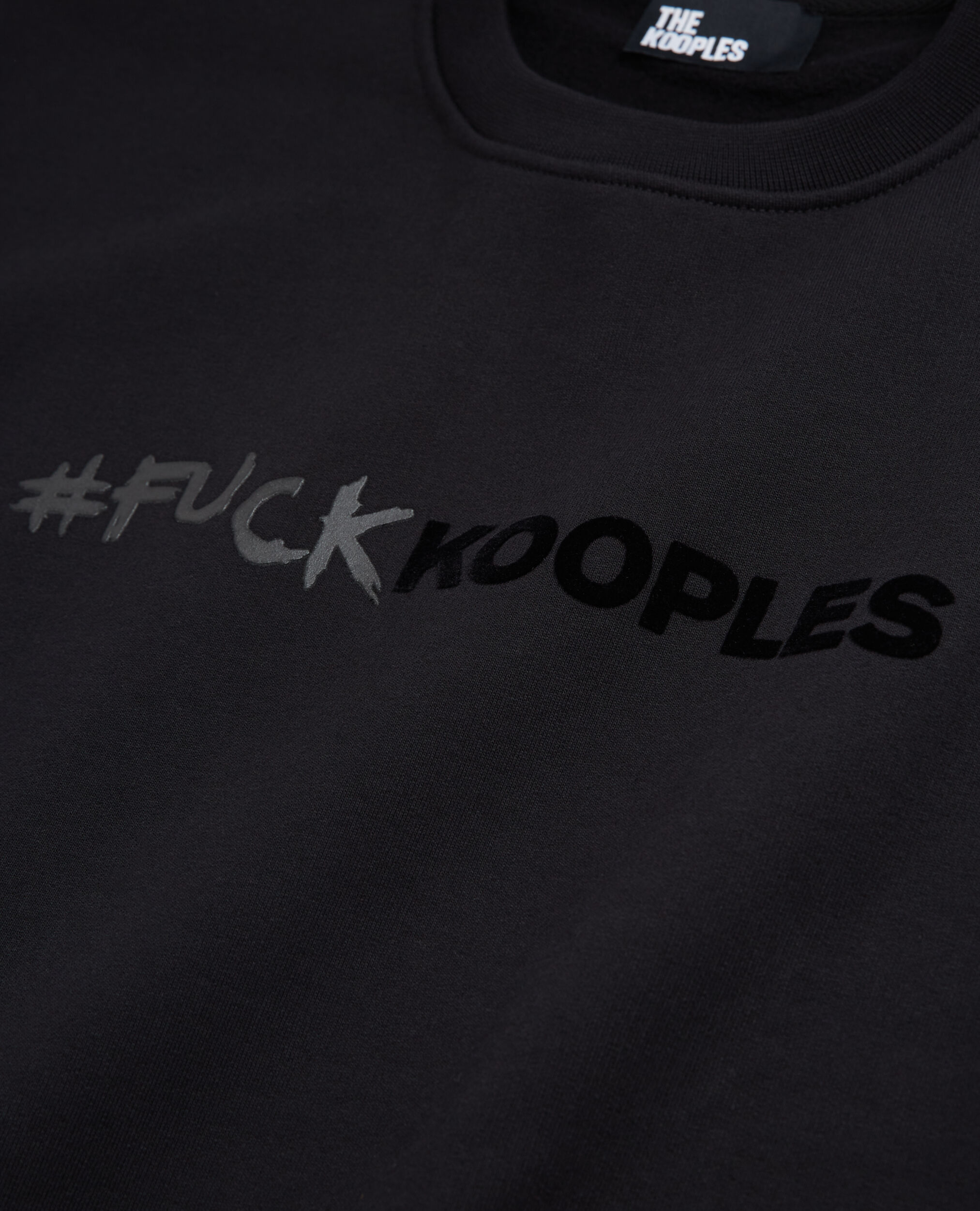 Sweatshirt logo noir