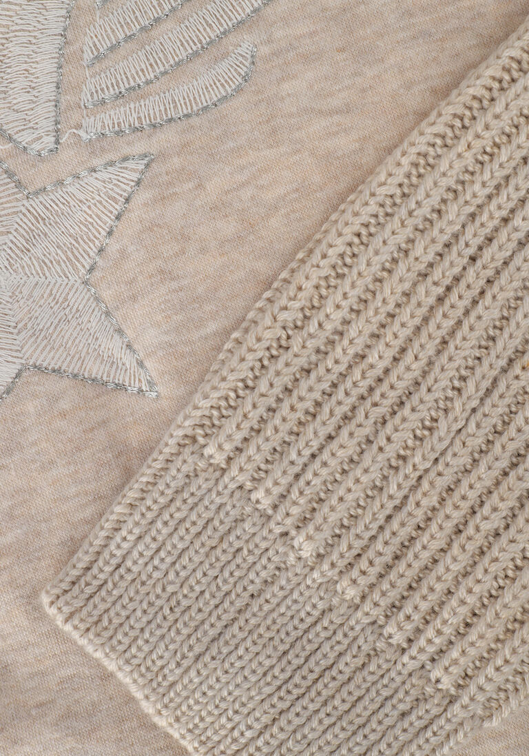 IKKS beige ikks mini jurk robe sweat cap.