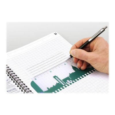 Oxford Office Essentials - Cahier A4 (21x29,7 cm) - 100 pages - grands carreaux (Seyes) - disponible dans différentes couleurs