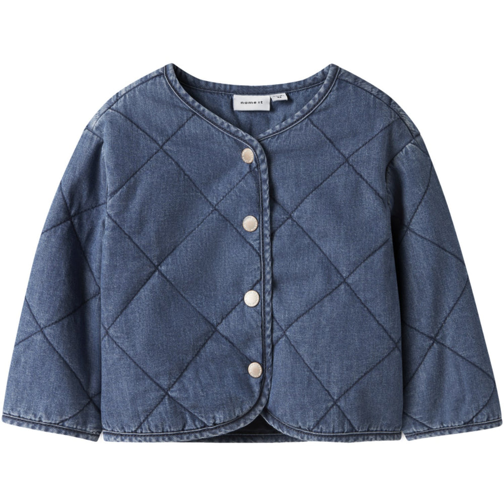Køb Name It Dark Blue Denim Nmfjuliette Quilt Dnm Jakke 6016-Pa B