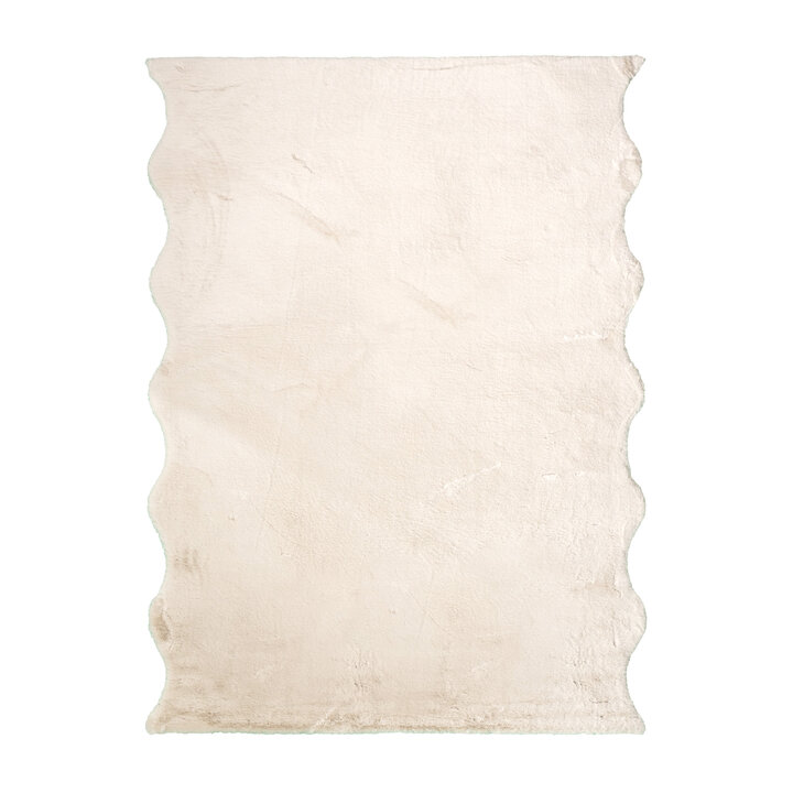 Hoogpolig vloerkleed - Comfy Supreme Wavy Creme