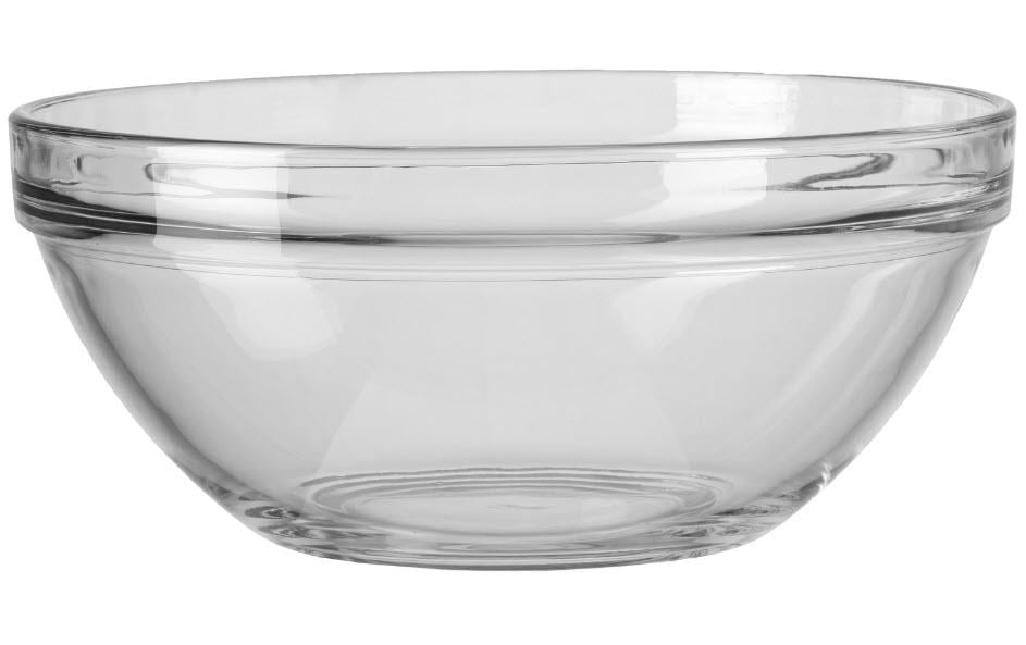Schüssel Trend 20 cm, 1 Stück, TransparentGlasschale
