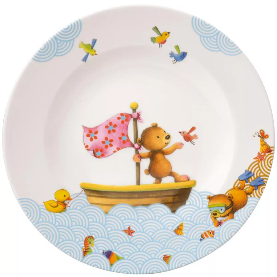 Villeroy & Boch Kinderteller Happy as a Bear ø 21,5 cm bunt