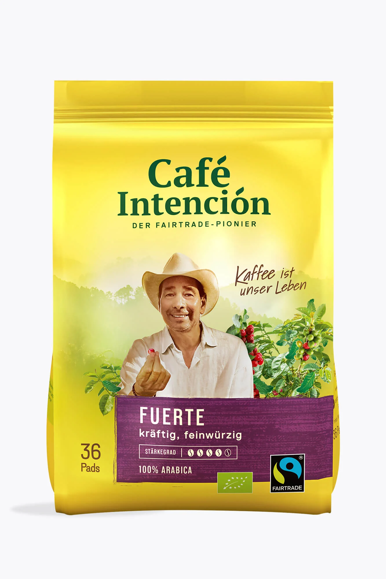 Café Intención Fuerte Bio 36 Pads Senseo® kompatibel