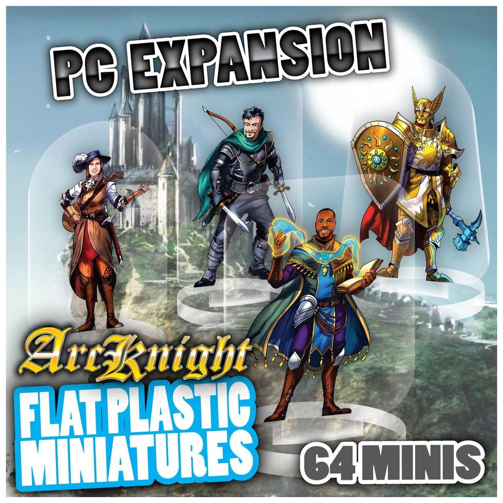 Flat Plastic Miniatures - PC Expansion Pack - 64 pièces