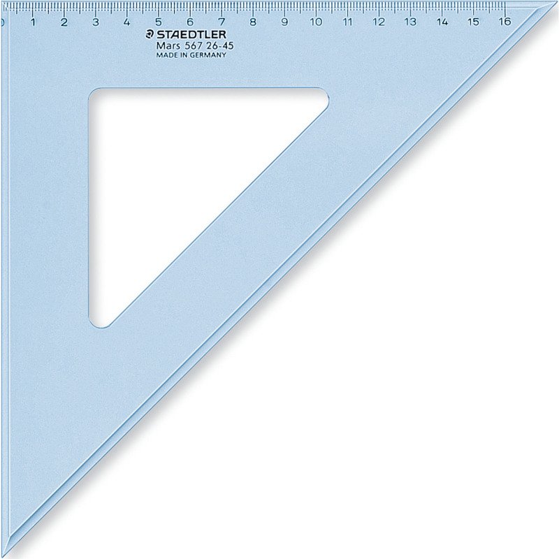Equerre graduée Staedtler 45°