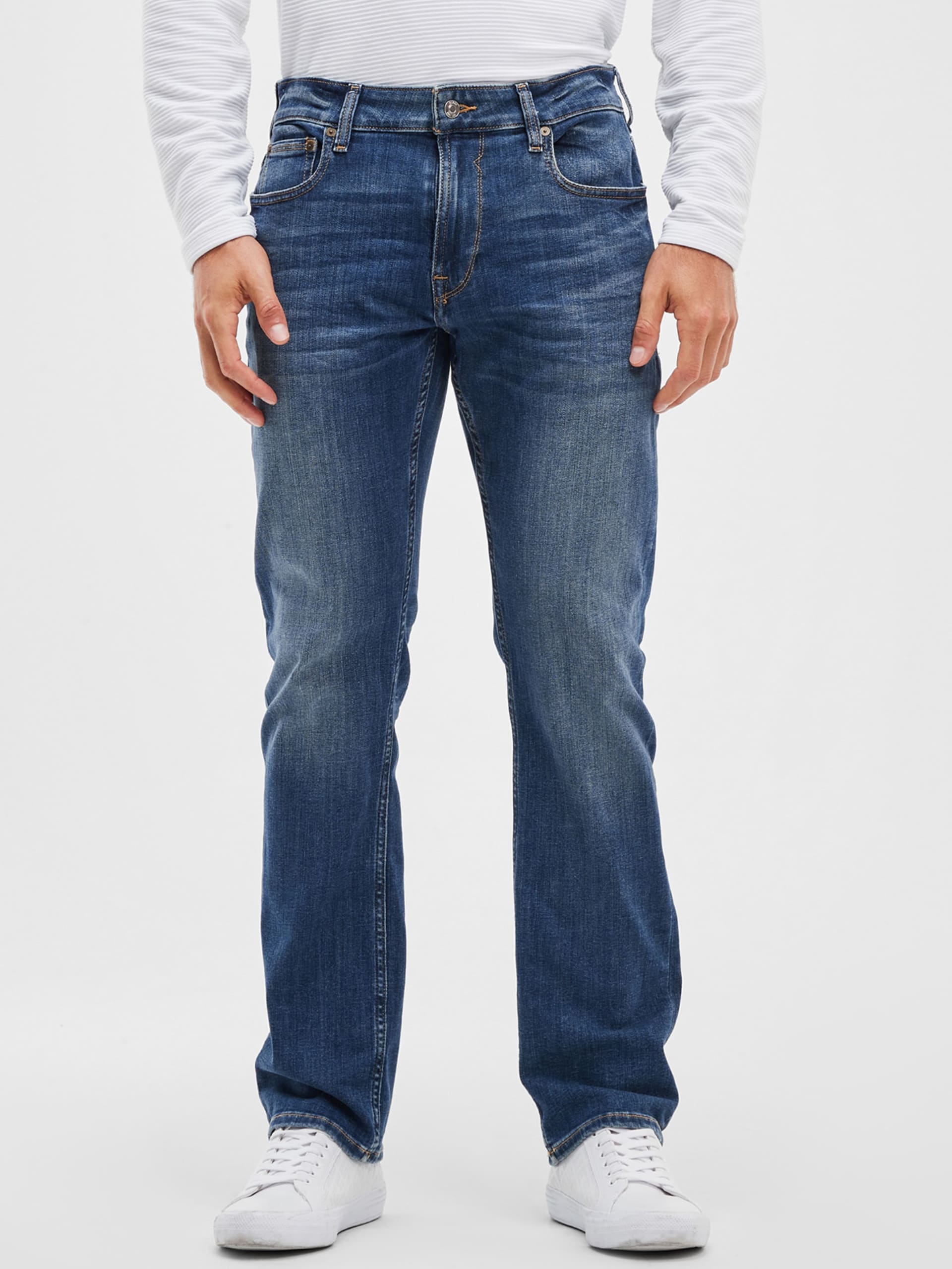 Calça jeans reta regular Eco Mateo