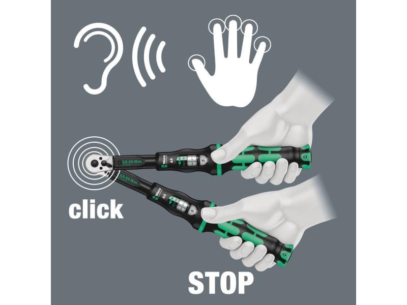Wera Drehmomentschlüssel Click-Torque A 5, 1/4