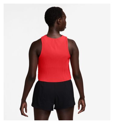 Débardeur Crop Nike AeroSwift Fast Pack Rouge Femme