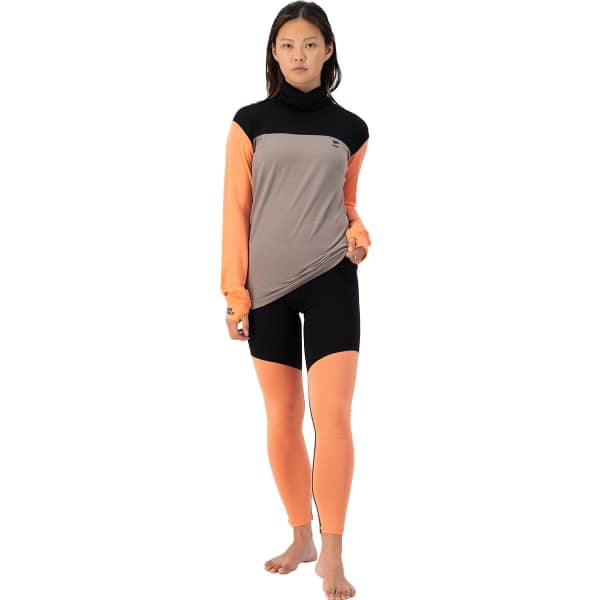 Collant thermique MONS ROYALE W YOTEI BF HIGH NECK PUNCH/CINDER/BLACK