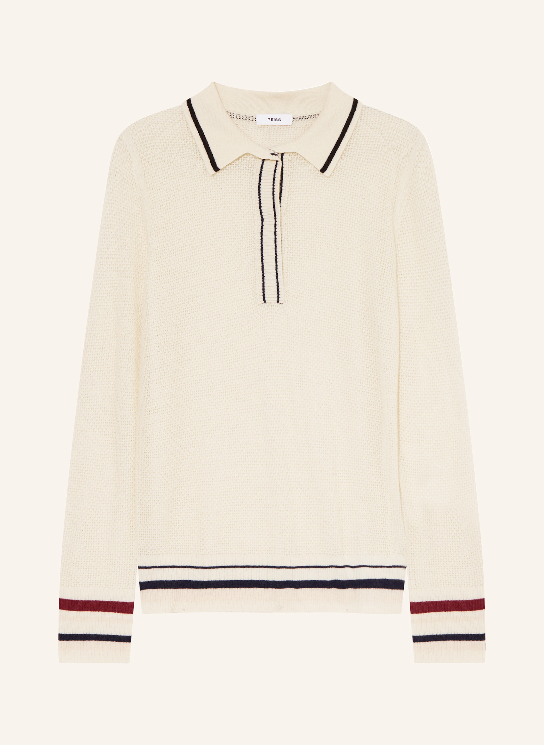 REISS Strick-Poloshirt