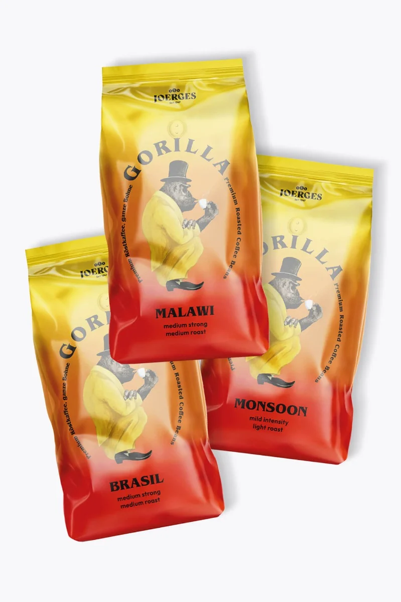 Gorilla Länderkaffee Probierpaket 3kg