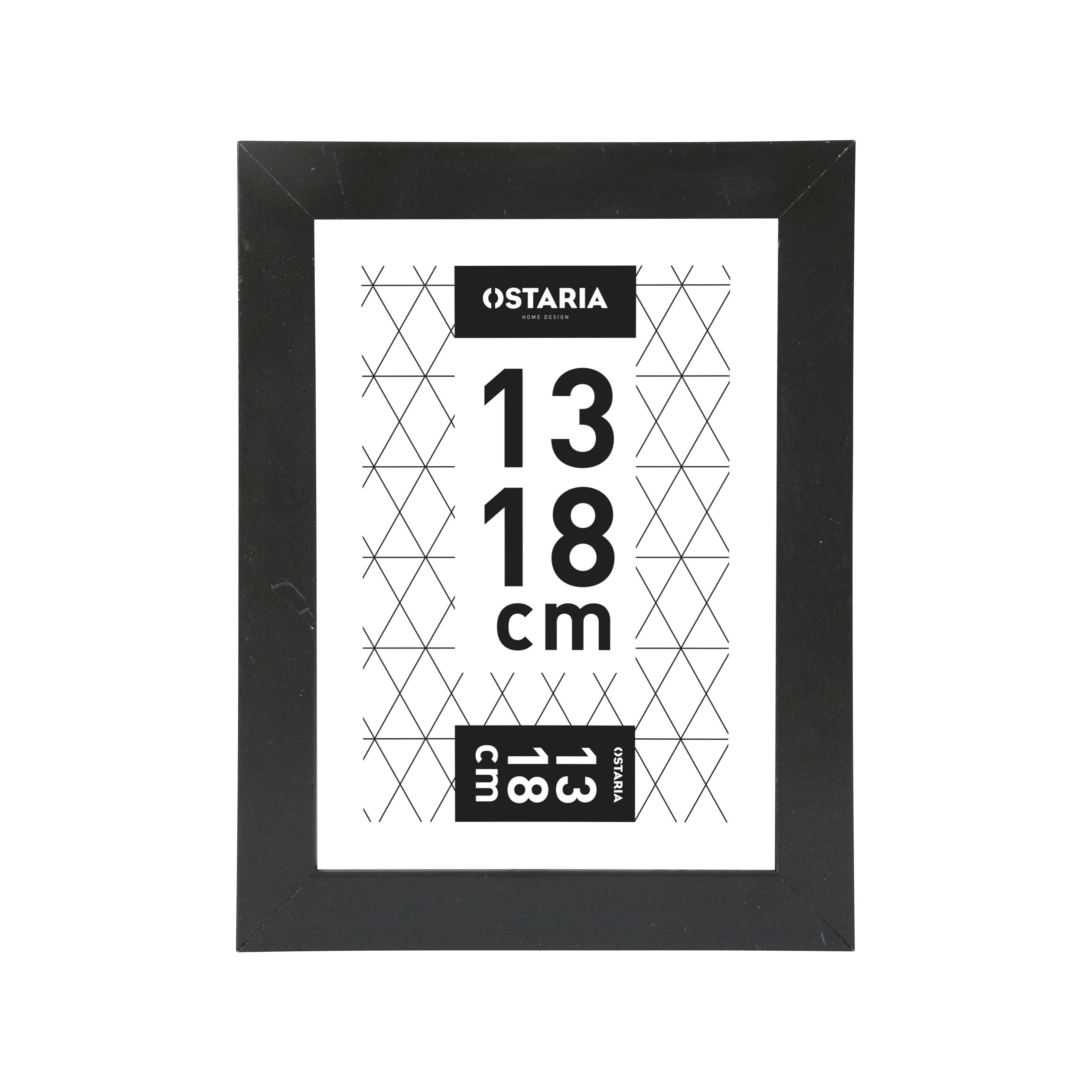 Cadre photo PAOLA noir 13x18cm