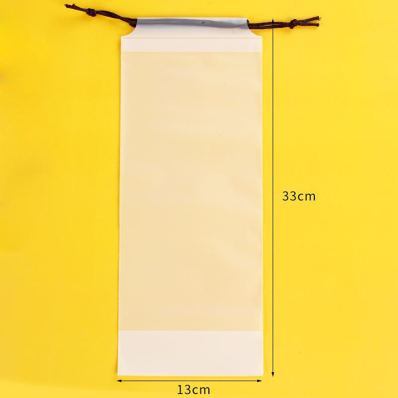 (33x13cm) Wasserabweisende Regenschirm Hülle Aufbewahrungs Tasche Schirm Beutel mit Kordelzug Verschluss - Transparent