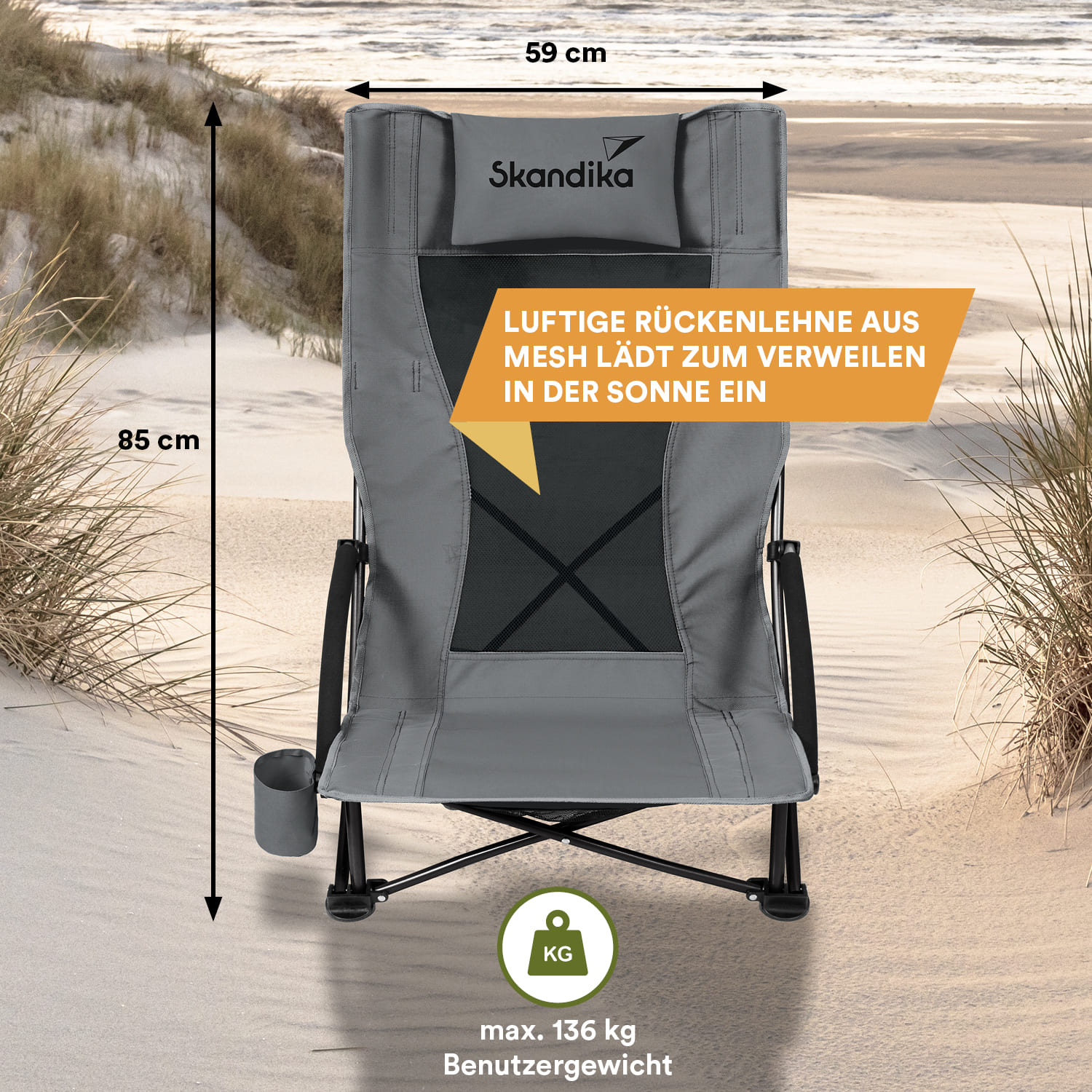 Skandika Beach strandstoel