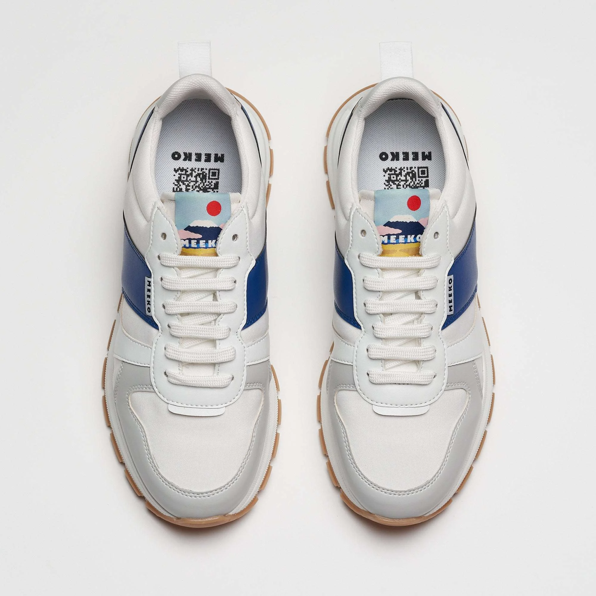 COCO PONGO - KLEIN BLUE - Baskets style running éco-responsables | Bleu